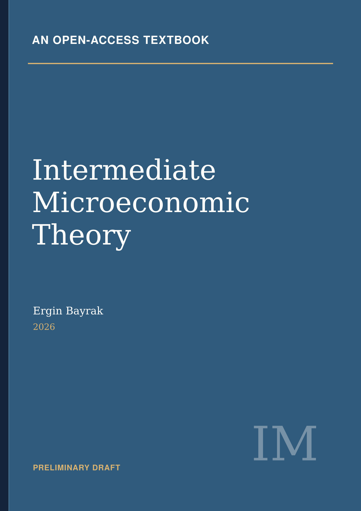 Cover of Intermediate Microeconomic Theory
